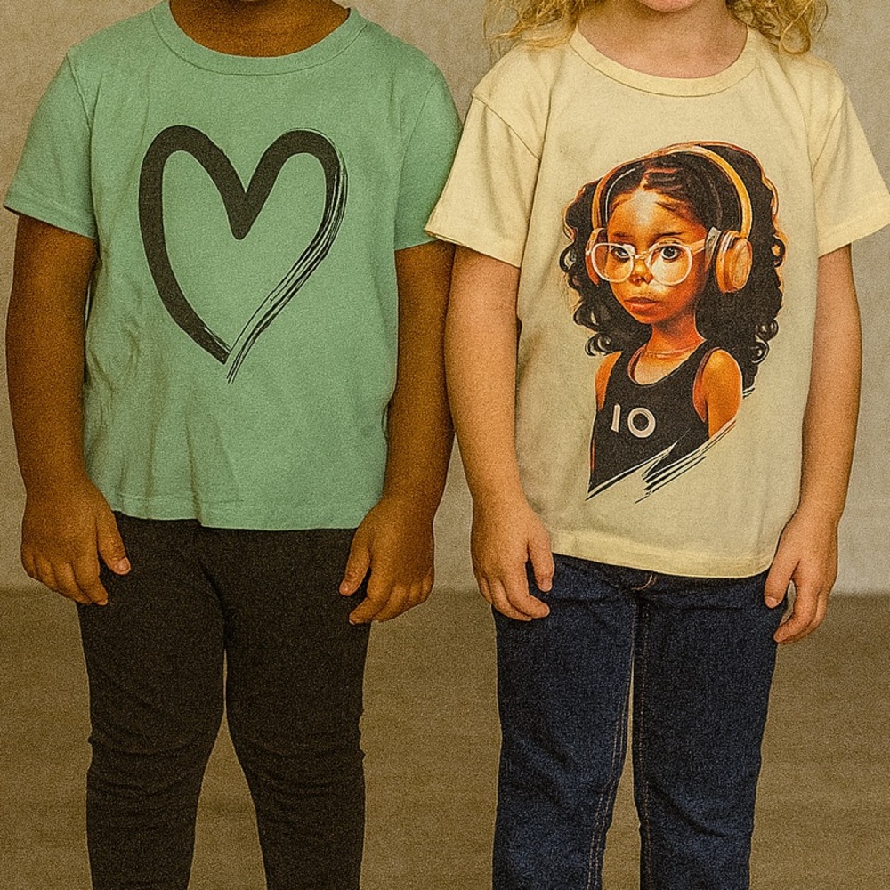 Kids Graphic T-Shirts Set